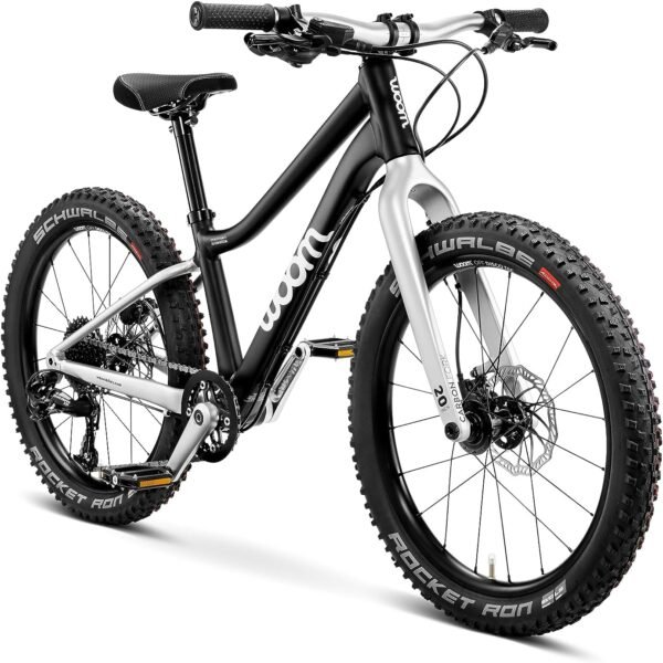 woom Off 4 Children's Off-Road Bike, 20 Inch, 6 Years, Front and Rear Lights, Disc Brakes, Black (Black)