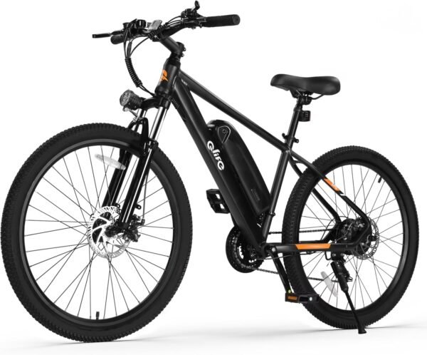 Racer Electric Bike for Adults - 21-Speed 22MPH Mountain Ebike with 750W Peak Brushless Motor, 375Wh Removable Battery, 26X2.1 Tire Step Over E-MTB, Up to 40 Miles, E Bikes