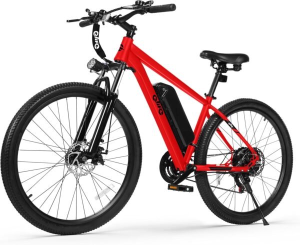 Racer Electric Bike for Adults - 21-Speed 22MPH Mountain Ebike with 750W Peak Brushless Motor, 375Wh Removable Battery, 26X2.1 Tire Step Over E-MTB, Up to 40 Miles, E Bikes – Image 3