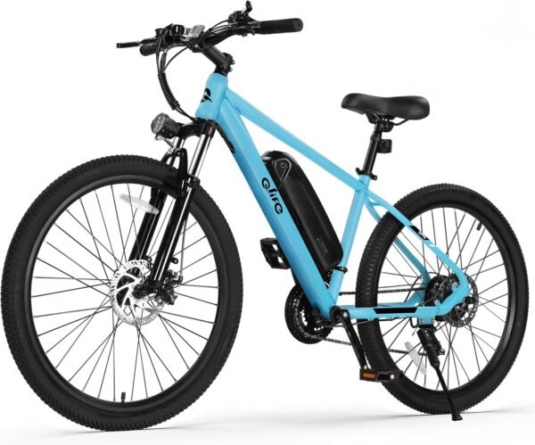 Racer Electric Bike for Adults - 21-Speed 22MPH Mountain Ebike with 750W Peak Brushless Motor, 375Wh Removable Battery, 26X2.1 Tire Step Over E-MTB, Up to 40 Miles, E Bikes – Image 6