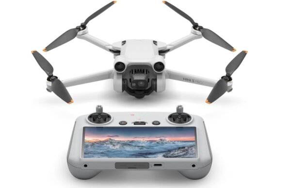 DJI Mini 3 Pro (DJI RC), mini drone with 4K video, 48 MP photo, 34 minutes flight time, less than 249 g, obstacle detection, return to home, FAA remote identification compliant, adult camera drone