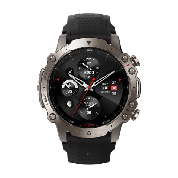 Montre connectée Amazfit Falcon Premium 49 mm, GPS bi-bande et positionnement par 6 satellites, coach fitness IA, corps en titane, autonomie de la batterie de 14 jours, résistance à l'eau de 200 m, plus de 150 modes sportifs, pour iPhone Android – Image 6