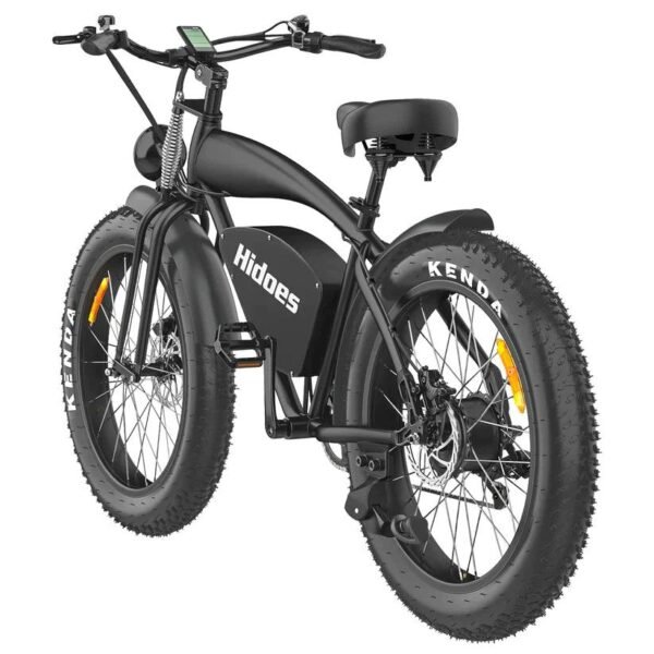 K20 Electric Bike for Adults, Up to 28MPH Speed & 60 Mile Range, 1000W Peak Ebike with All-Terrain 4.0" Fat Tires and 7 Speeds, UL Certified, Moped E-Bike – Image 3